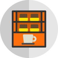 Cafe Showcase Vector Icon Design