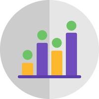 Statistical Analysis Vector Icon Design