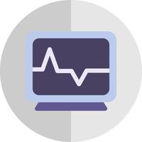 Heart Monitoring Vector Icon Design