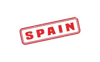 SPAIN stamp rubber with grunge style on white background vector