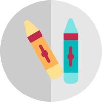 diseño de icono de vector de crayones