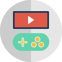 Game Streaming Vector Icon Design