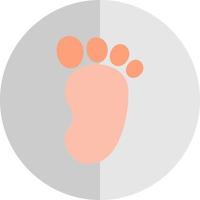 Footprint Vector Icon Design