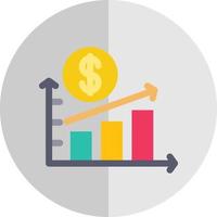 Rising Economy Vector Icon Design