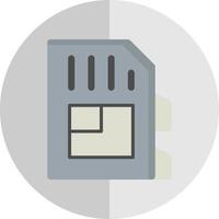 SD Card Vector Icon Design