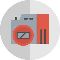 Mirrorless Camera Vector Icon Design