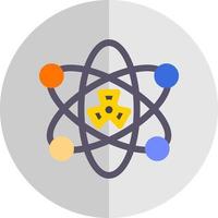 Nuclear Fission Vector Icon Design