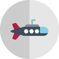 Submarine Vector Icon Design