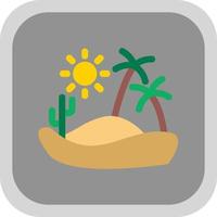 Desert Reort Vector Icon Design