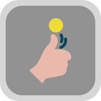 Coin Toss Vector Icon Design