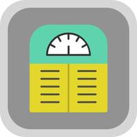 Weight Scale Vector Icon Design