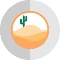 diseño de icono de vector de arena del desierto