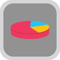 3D Pie Chart Vector Icon Design