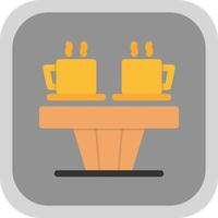 Coffee Table Vector Icon Design