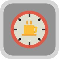 diseño de icono de vector de tiempo de café