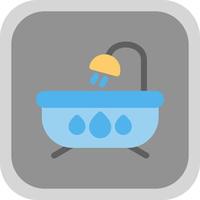 Bathtub Vector Icon Design