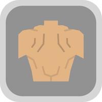 Back Muscle Vector Icon Design