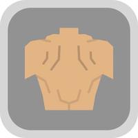 Back Muscle Vector Icon Design