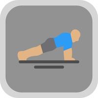 diseño de icono de vector de flexiones