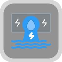 Hydroelectricity Vector Icon Design