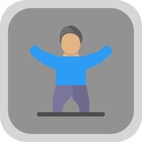 Gym Stretch Vector Icon Design