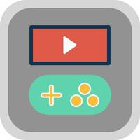 Game Streaming Vector Icon Design