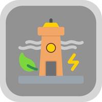 Tidal Power Vector Icon Design