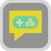 Game Chat Vector Icon Design