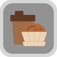 diseño de icono de vector de muffin de café