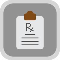 Prescription Vector Icon Design