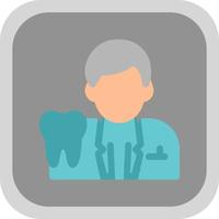 Male Dentist Vector Icon Design