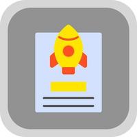 Project Launch Vector Icon Design
