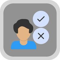 Decision Making Vector Icon Design