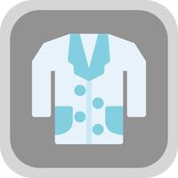 diseño de icono de vector de abrigo médico