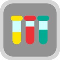 Test Tubes Vector Icon Design