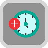 Medical Clock Vector Icon Design