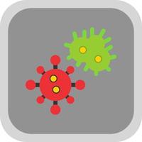 diseño de icono de vector de microorganismos