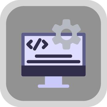 diseño de icono de vector de ingeniería de código