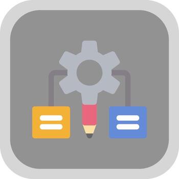 diseño de icono de vector de algoritmo de diseño