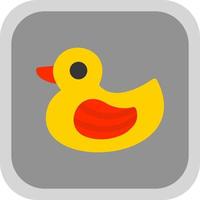 Rubber Duck Vector Icon Design