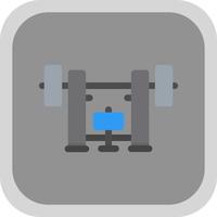 Weight Bar Vector Icon Design