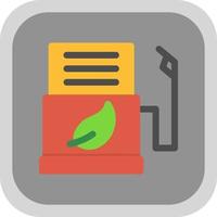 Biofuel Station Vector Icon Design