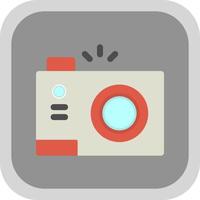 Compact Camera Vector Icon Design