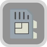 SD Card Vector Icon Design