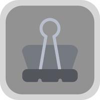 Binder Clip Vector Icon Design