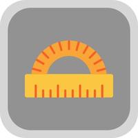 Protractor Vector Icon Design