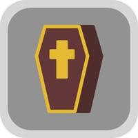 Coffin Vector Icon Design