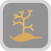 diseño de icono de vector de árbol seco