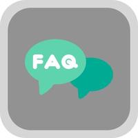 FAQ Vector Icon Design