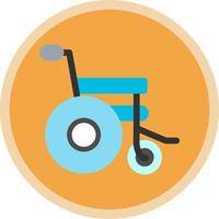 Wheelchair Vector Icon Design